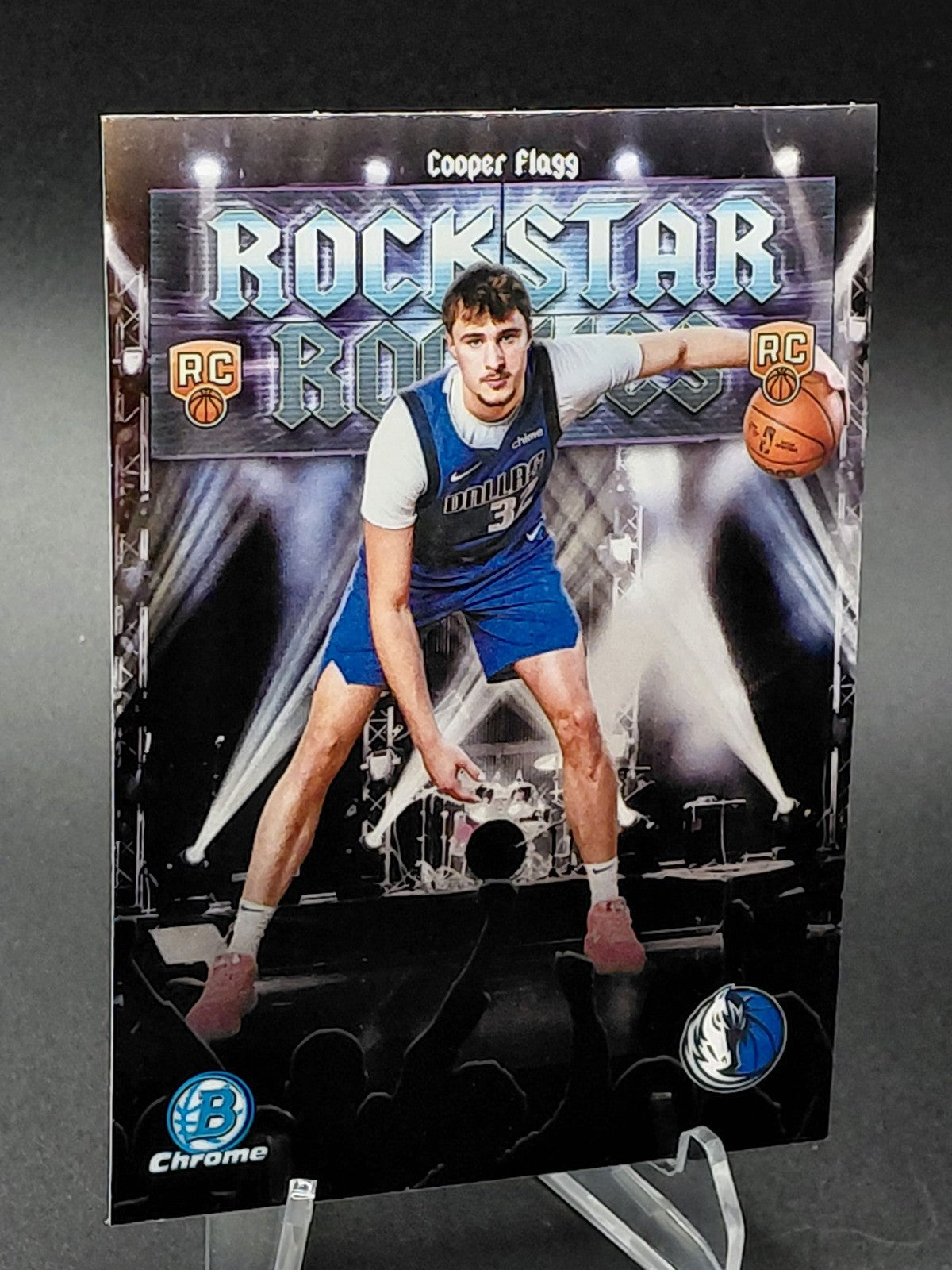 2025-26 Bowman Chrome Cooper Flagg RC Rockstar Rookies #RR-1 Mavericks