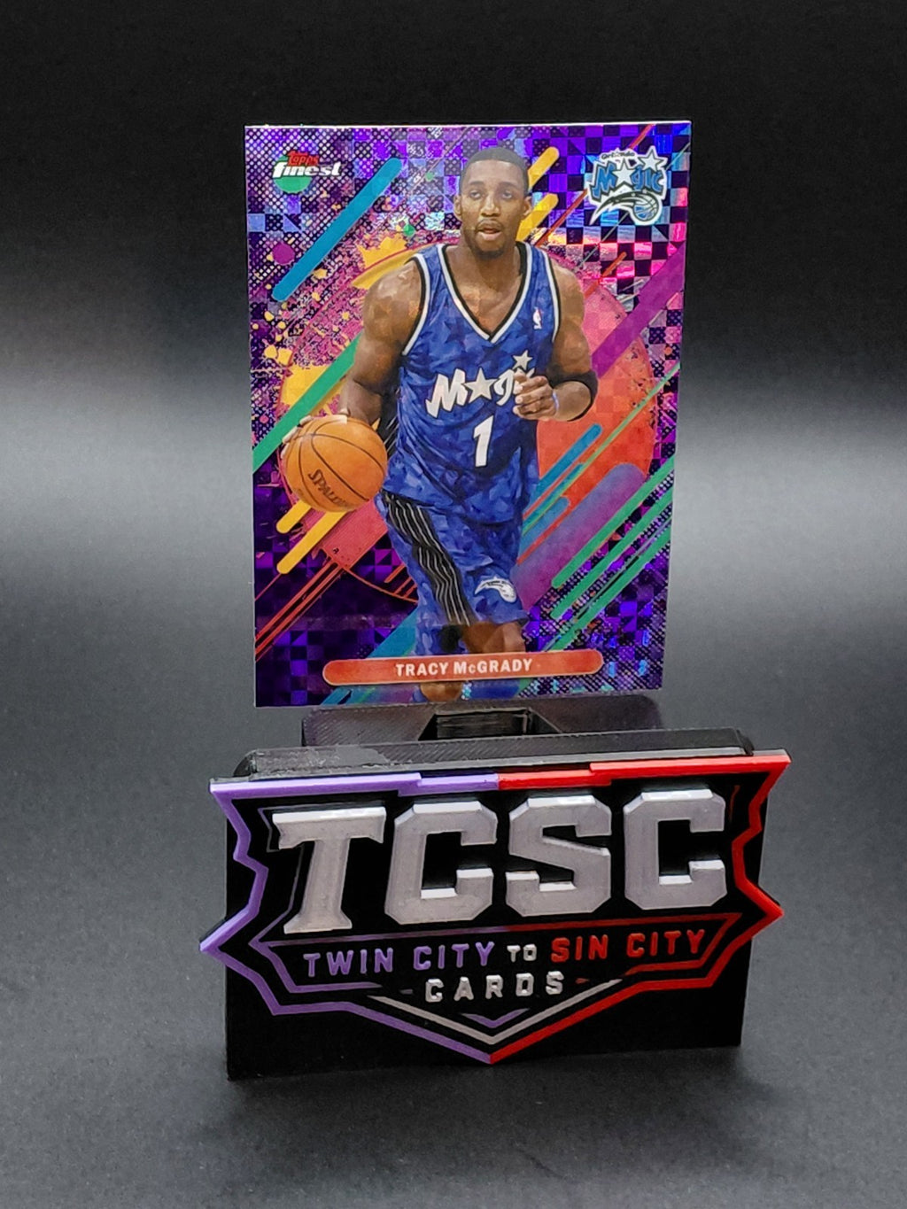 2025-26 Topps Finest - Rare Tracy McGrady #299 Purple X-Fractor /75