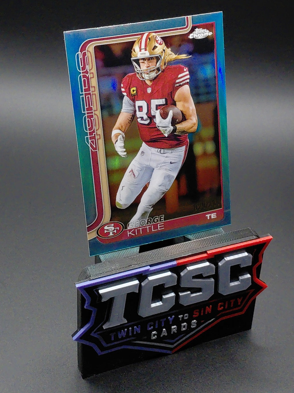2025 Topps Chrome - George Kittle #267 Teal Refractor /299