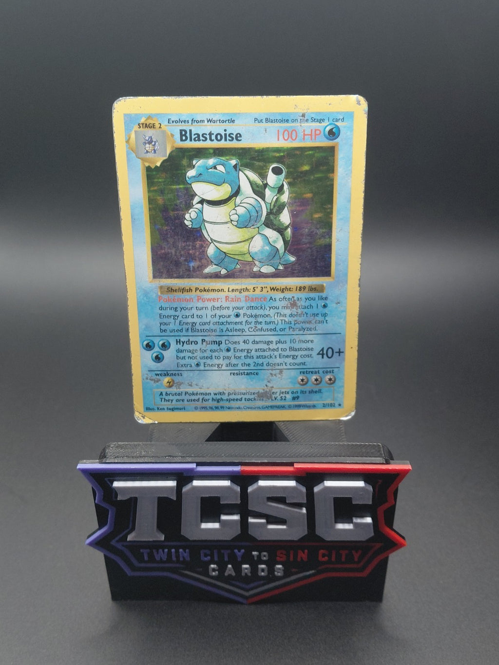 Blastoise 002/102 Base Set (Shadowless) Holo