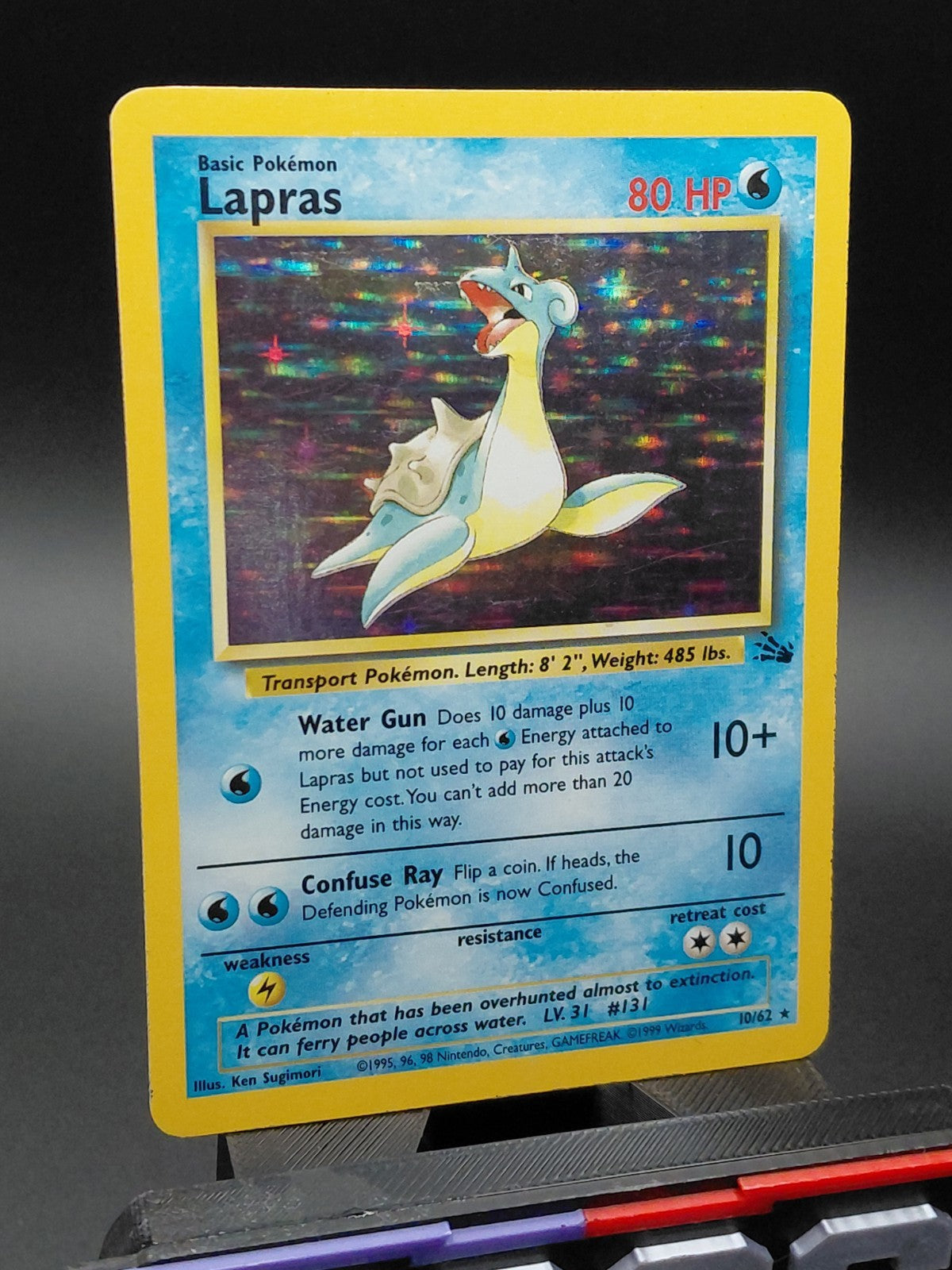 Lapras 10/62 Fossil Holo
