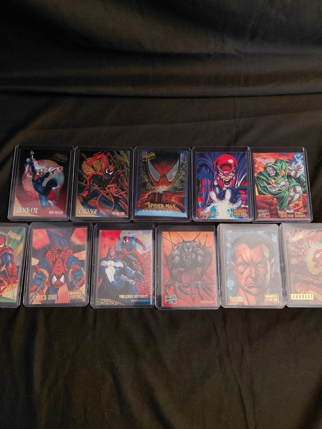 1995 Fleer Ultra Spider-Man Marvel Card Lot (11) Carnage Venom Spider-Man