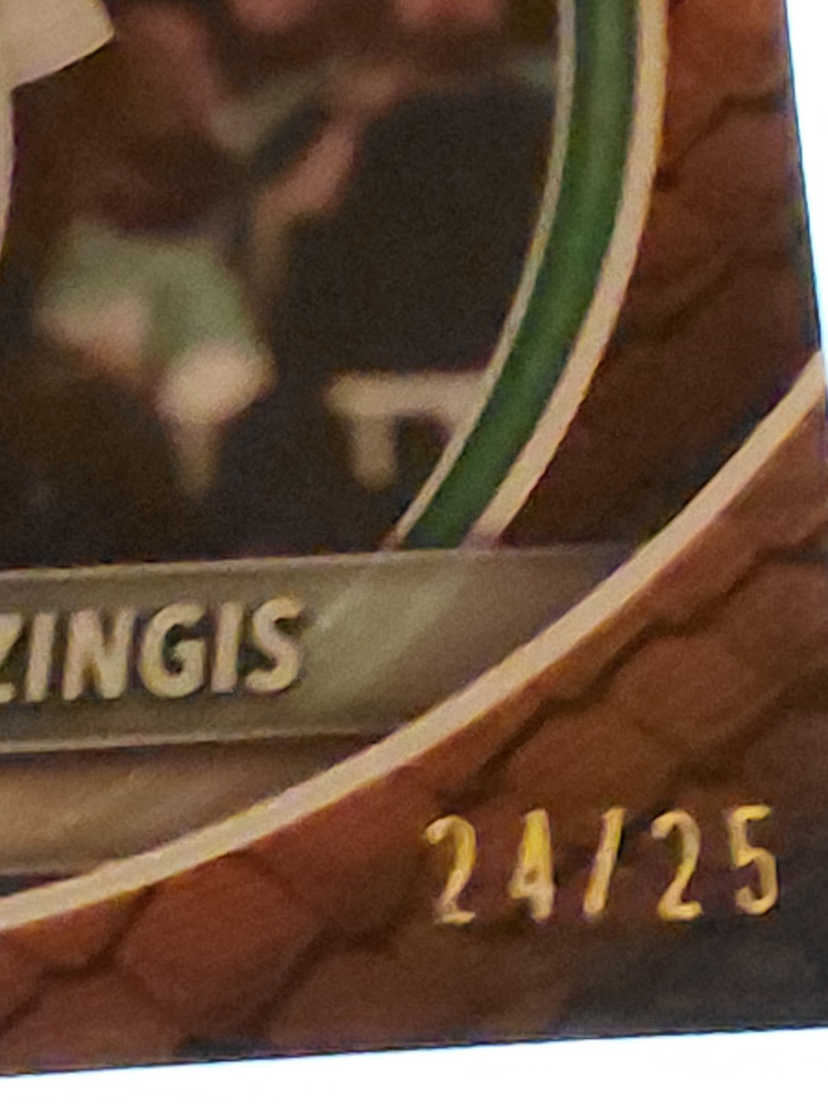 2025-26 Bowman - Chrome Kristaps Porzingis #BCV-148 Orange Mojo Refractor /25