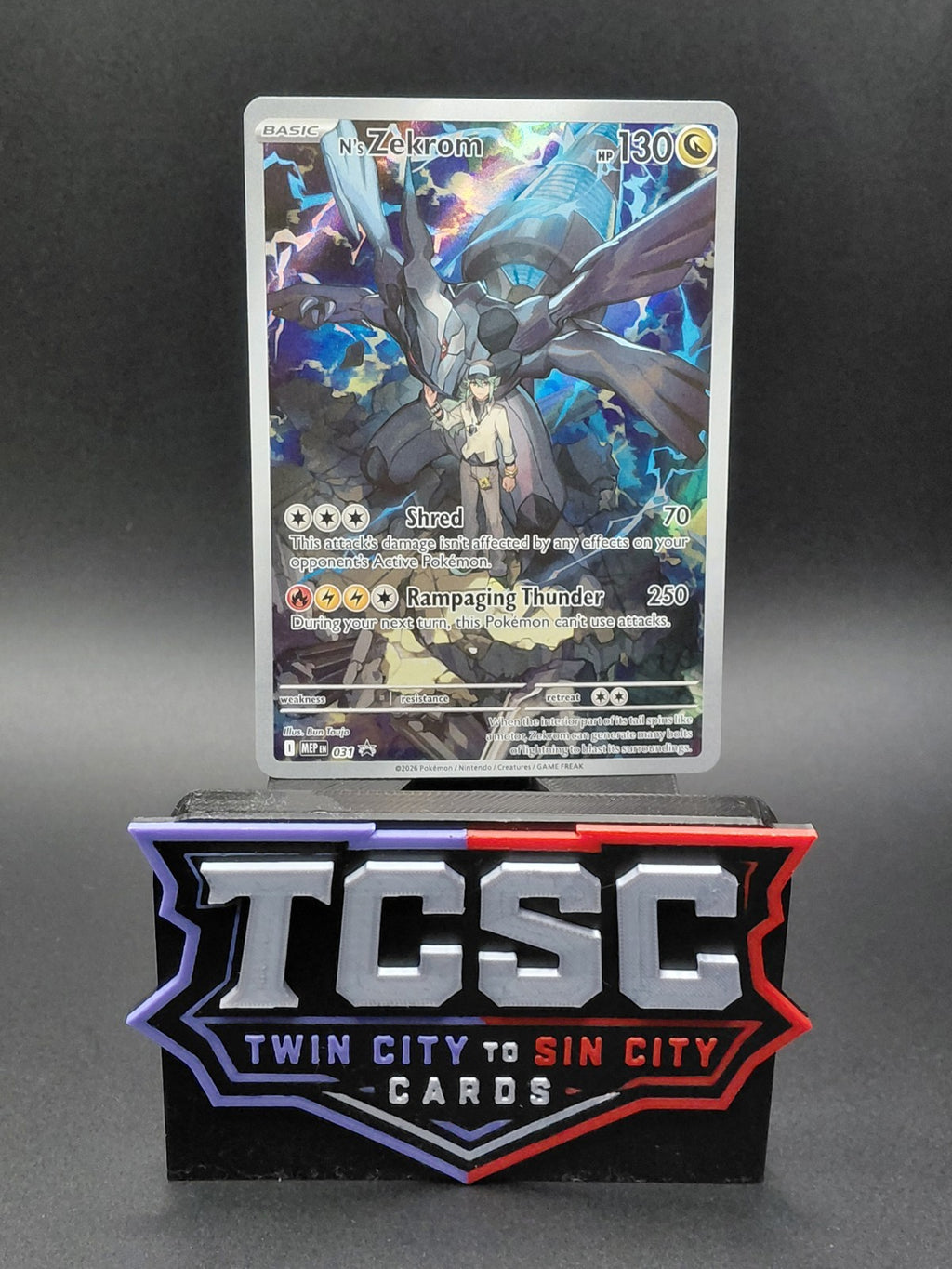 N's Zekrom 031 Me: Mega Evolution Promo Holo