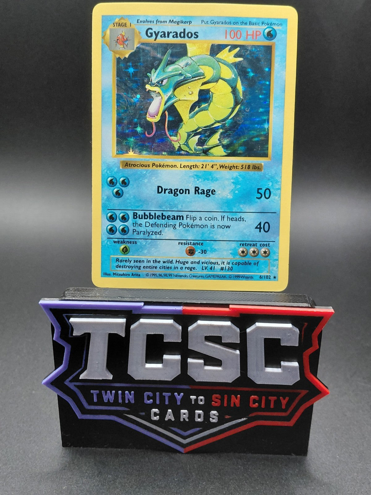 Gyarados 006/102 Base Set (Shadowless) Holo