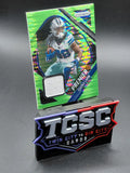 2025 Panini Prizm - Premier Jerseys CeeDee Lamb #PJY-CLB Neon Green Pulsar Prizm