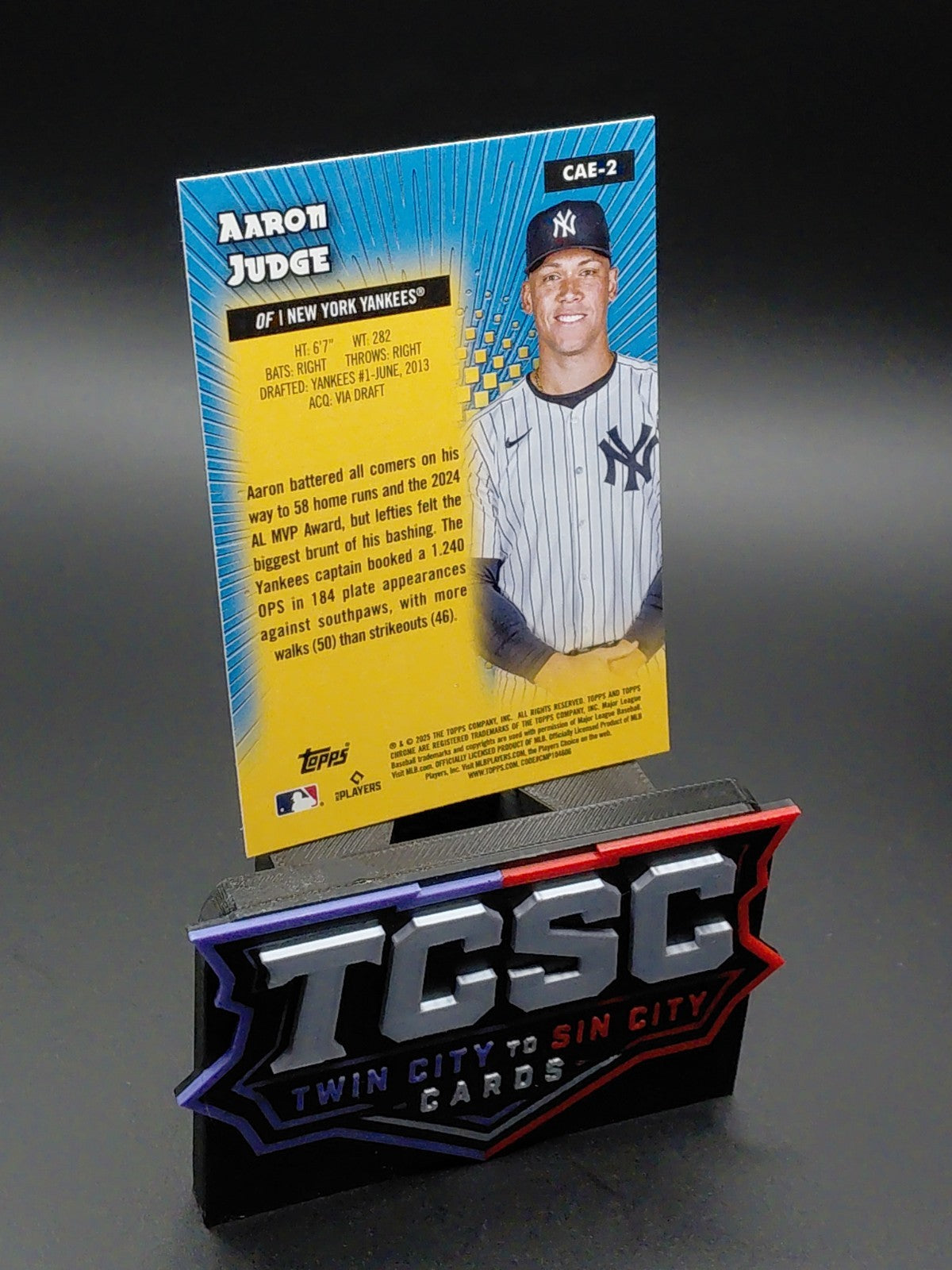 2025 Topps Chrome Logofractor Edition - All-Etch Aaron Judge #CAE-2