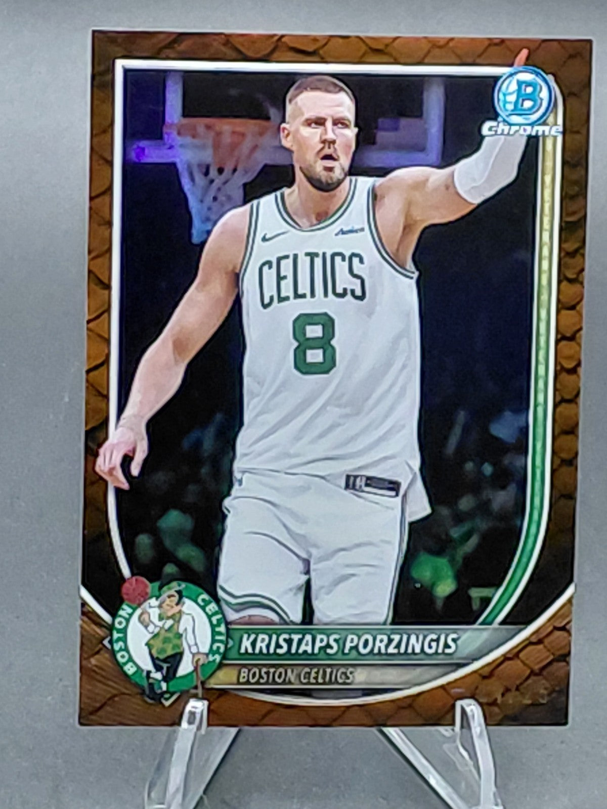 2025-26 Bowman - Chrome Kristaps Porzingis #BCV-148 Orange Mojo Refractor /25