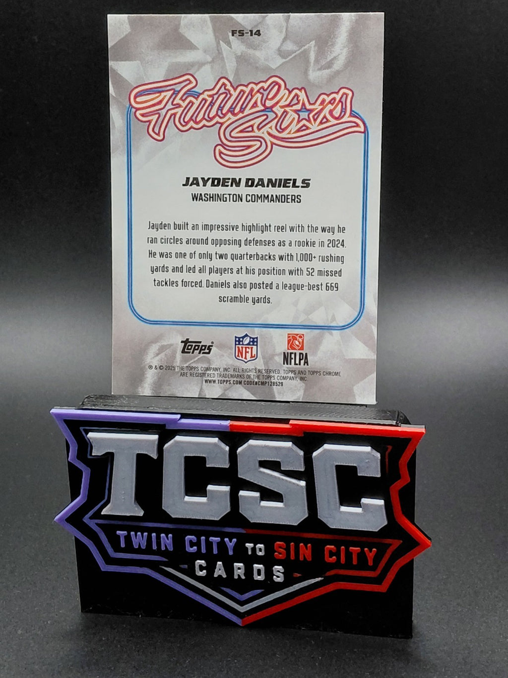 2025 Topps Chrome - Future Stars Jayden Daniels #FS-14
