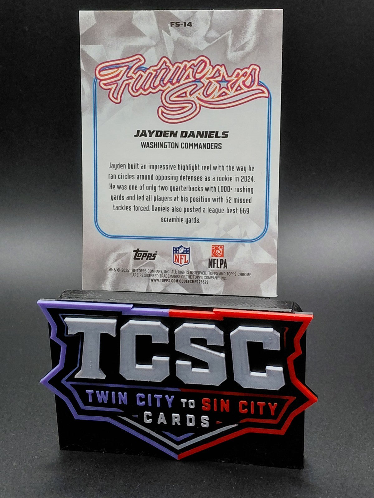 2025 Topps Chrome - Future Stars Jayden Daniels #FS-14