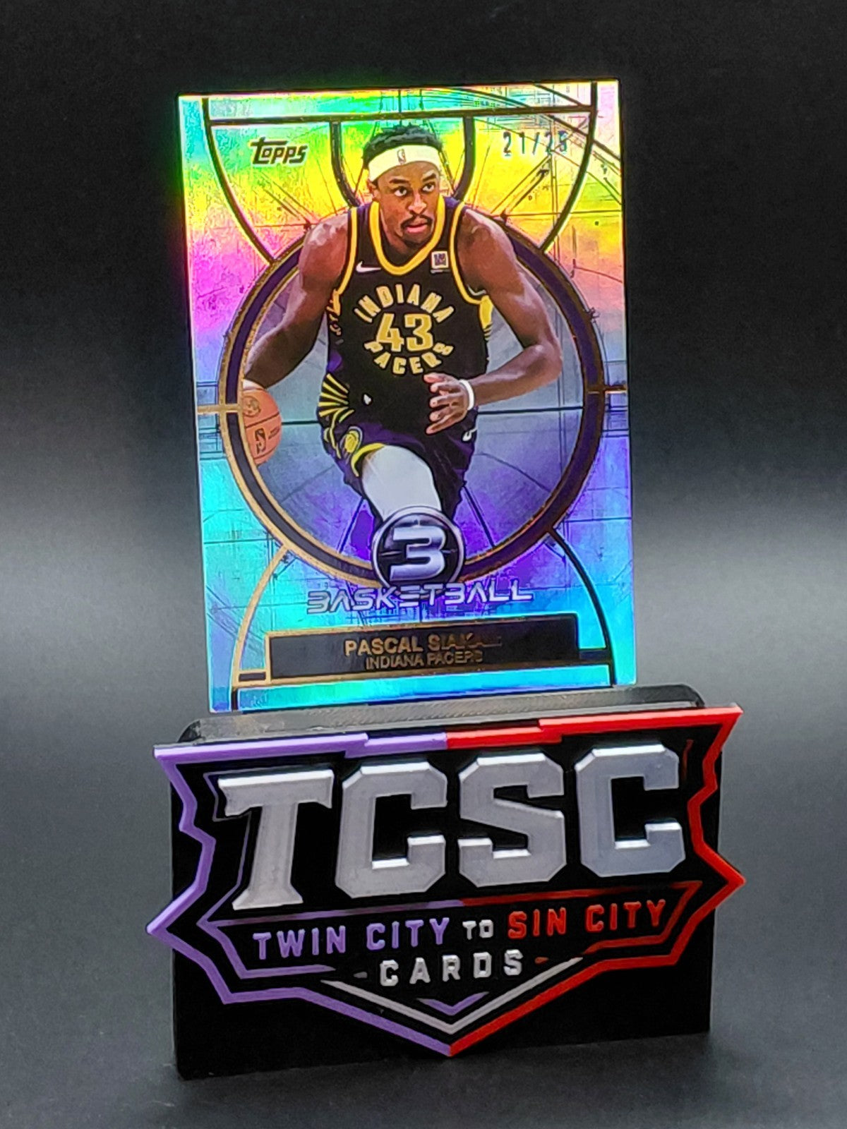 2025-26 Topps Three - Pascal Siakam #18 Bronze /25