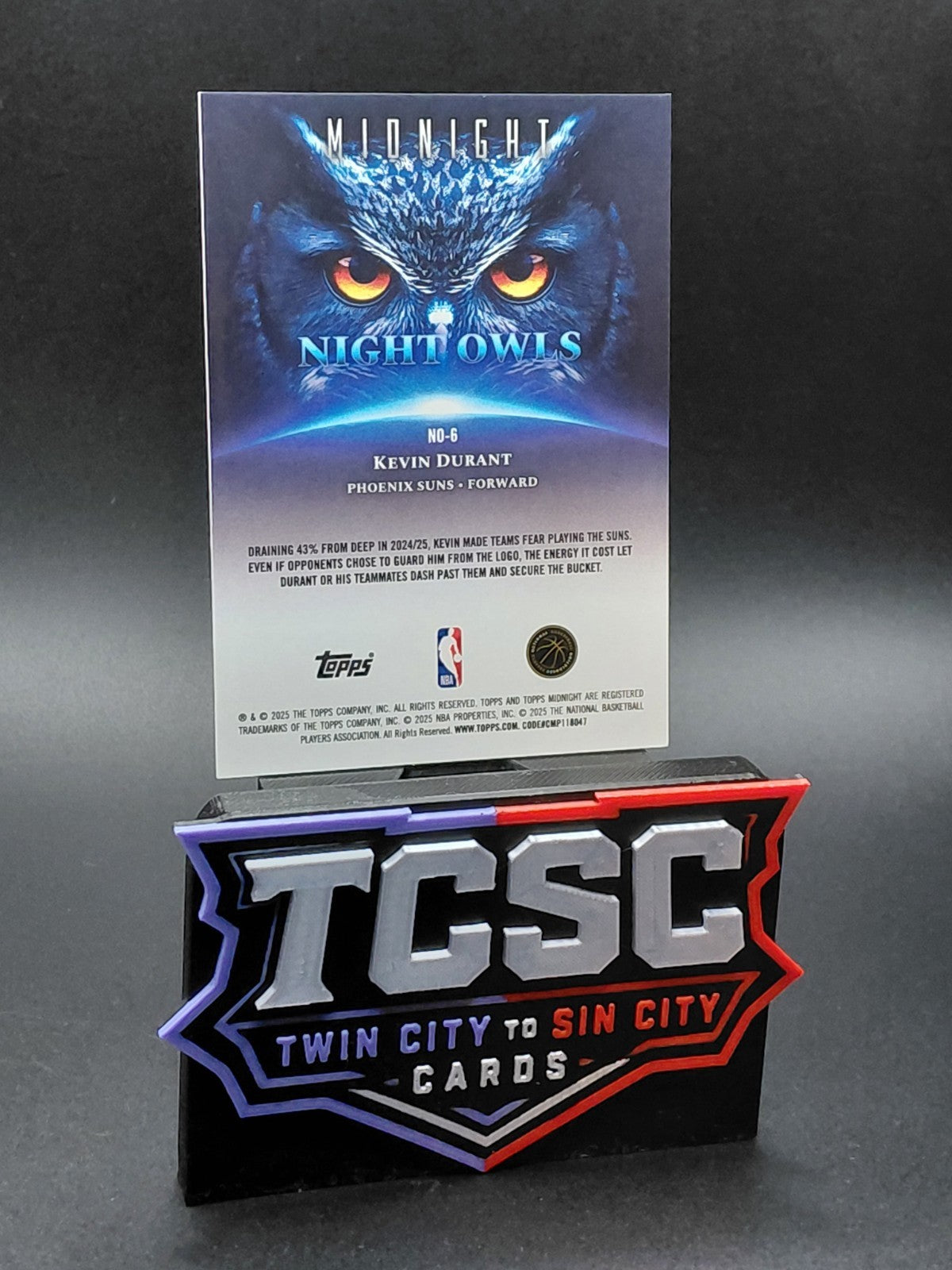 2025-26 Topps Midnight - Night Owls Kevin Durant #NO-6