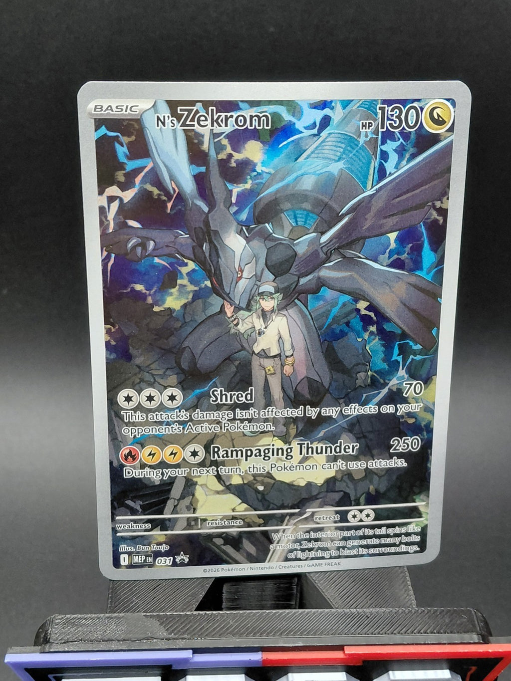 N's Zekrom 031 Me: Mega Evolution Promo Holo