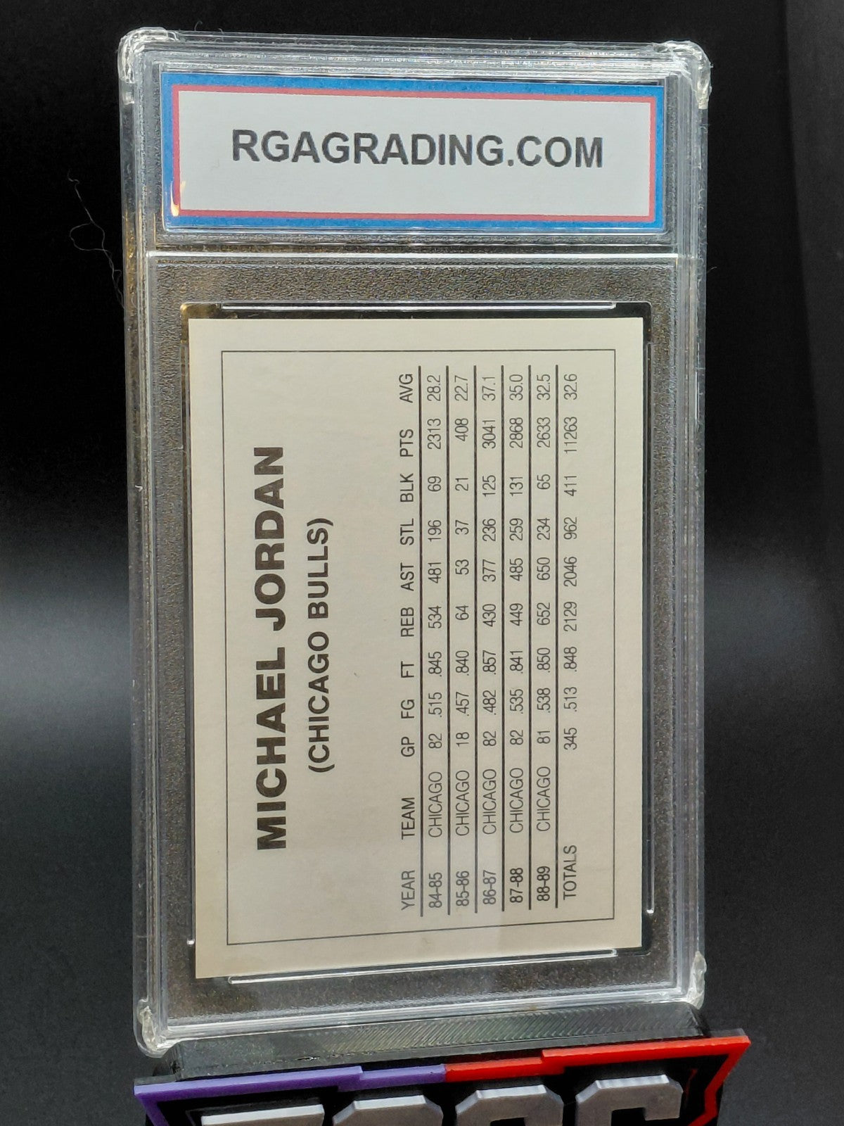 Michael Jordan 1990 Promo RGA 10