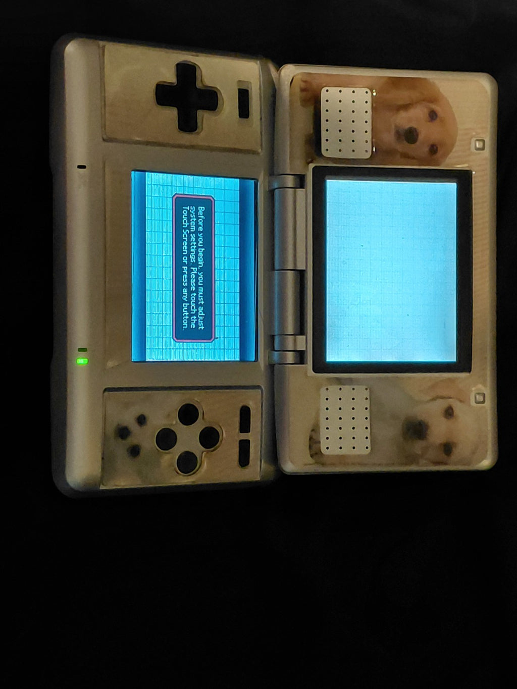 Nintendo DS Handheld System - Silver TESTED WORKS