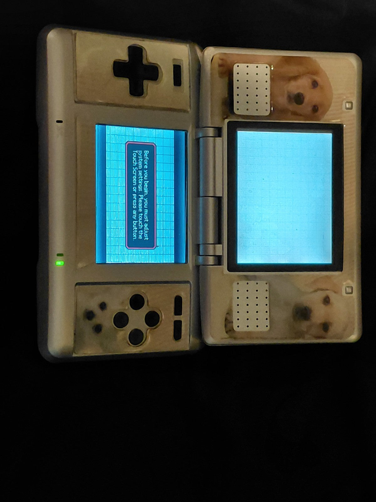 Nintendo DS Handheld System - Silver TESTED WORKS