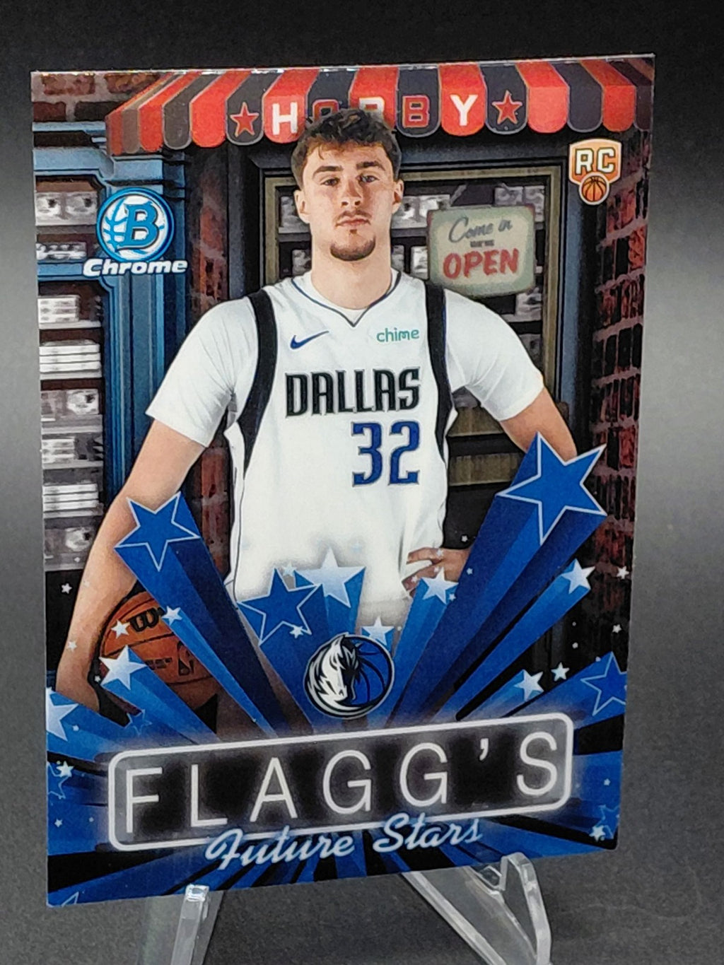 2025-26 Bowman Chrome Cooper Flagg RC Hobby Stars HS-3 Mavs Future Stars