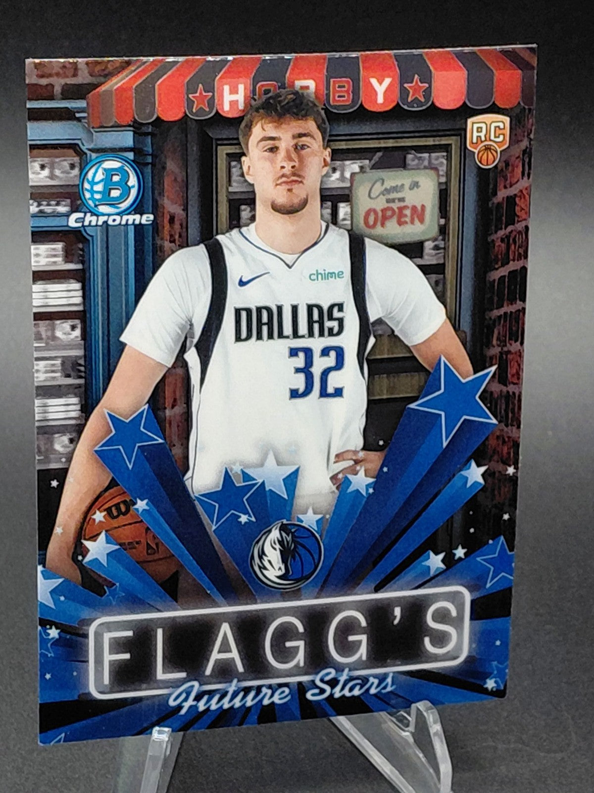 2025-26 Bowman Chrome Cooper Flagg RC Hobby Stars HS-3 Mavs Future Stars