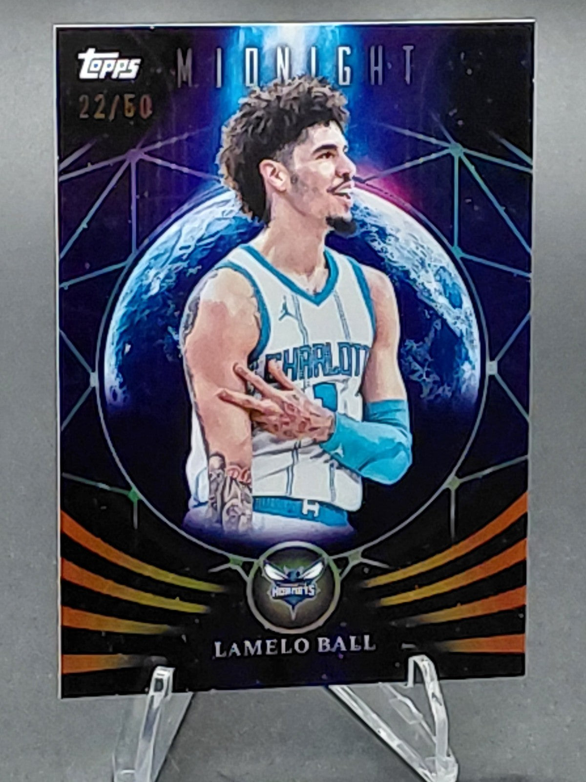 2025-26 Topps Midnight - Moonfall LaMelo Ball #MF-13 Summer Solstice /50