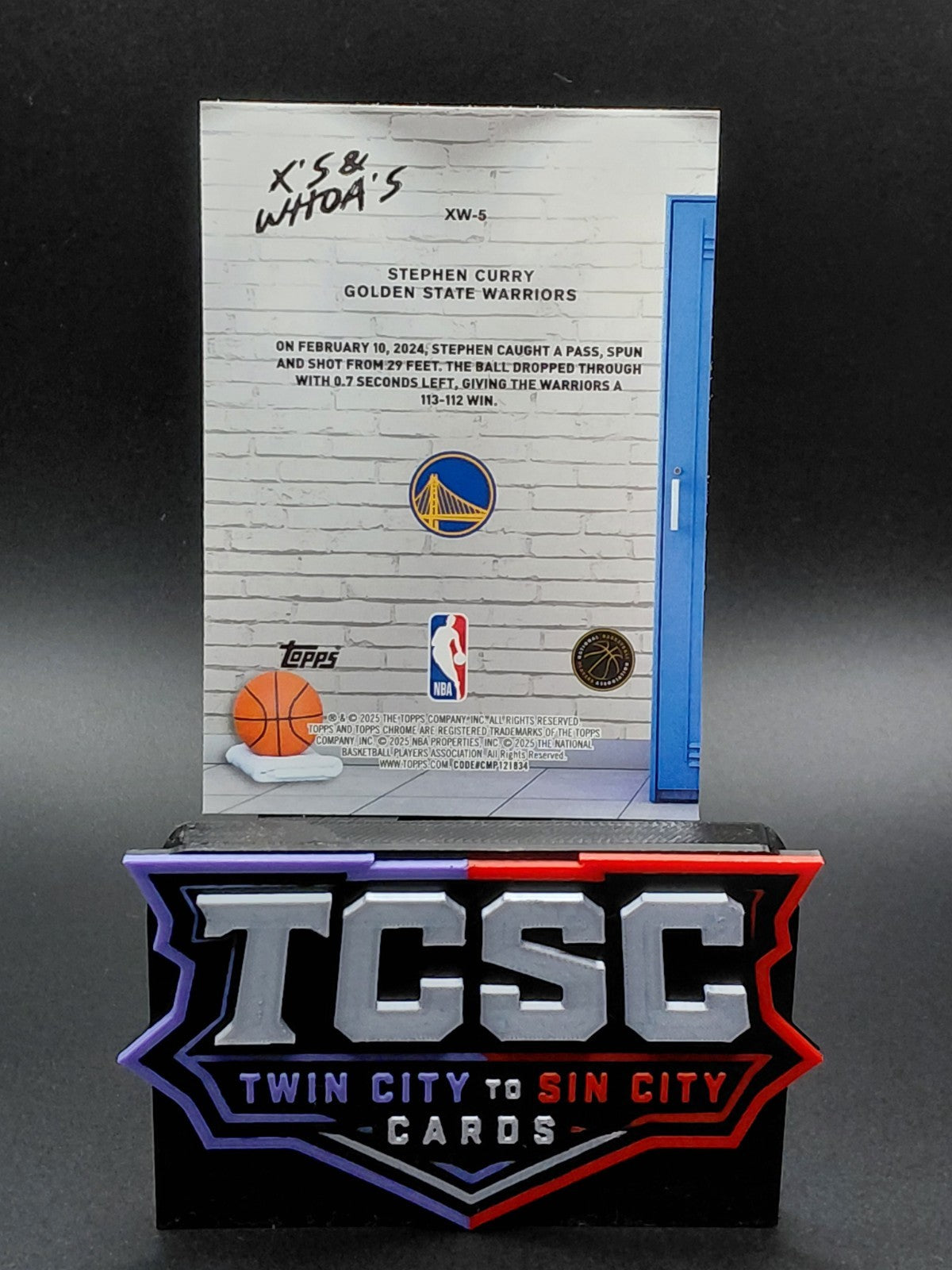 2025-26 Topps Chrome - X's and Whoa's! Stephen Curry #XW-5