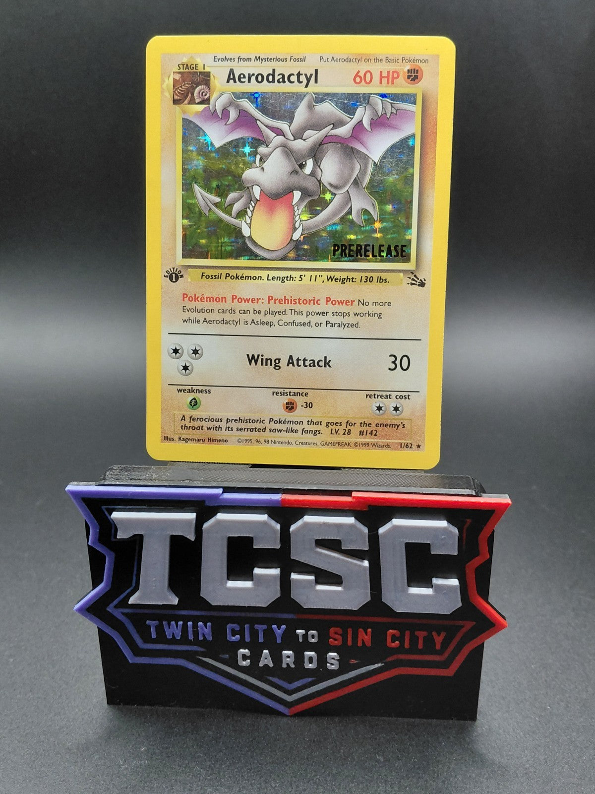 Aerodactyl (Prerelease) 01/62 Wotc Promo Holo