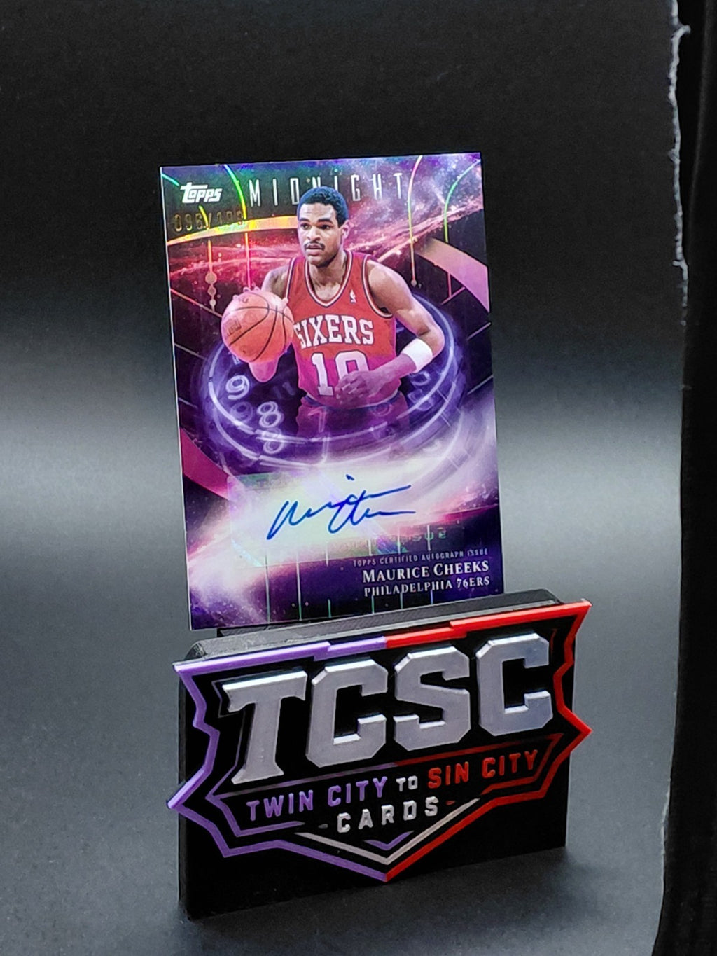 2025-26 Topps Midnight - Stroke of Midnight Autographs Maurice Cheeks #SM-MC...
