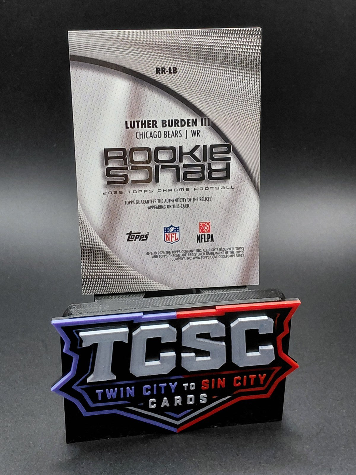 2025 Topps Chrome - Rookie Relics Luther Burden #RR-LB (MEM, RC)