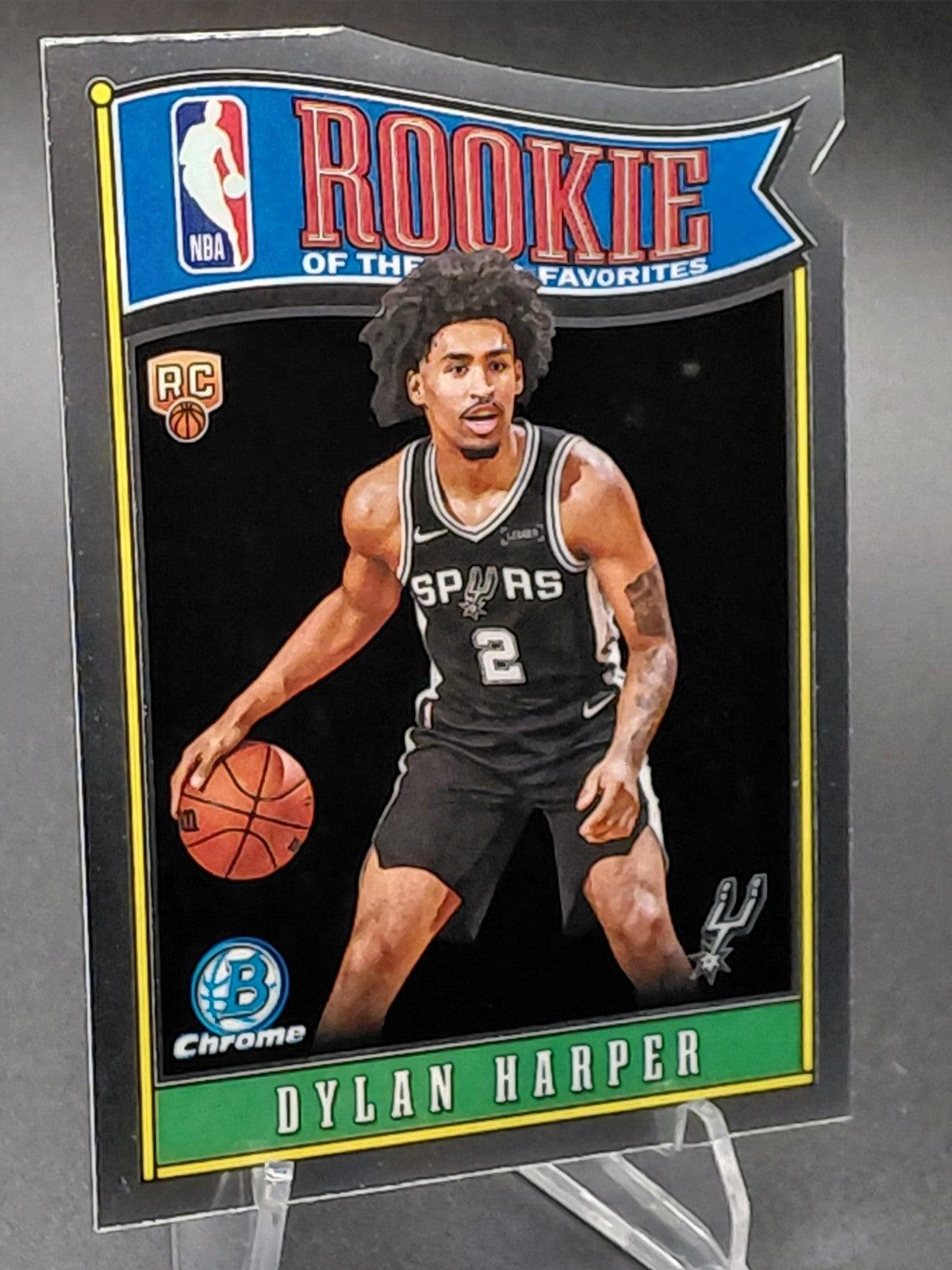 2025 Bowman Chrome Dylan Harper Rookie of the Year Favorites RC Spurs RY-2