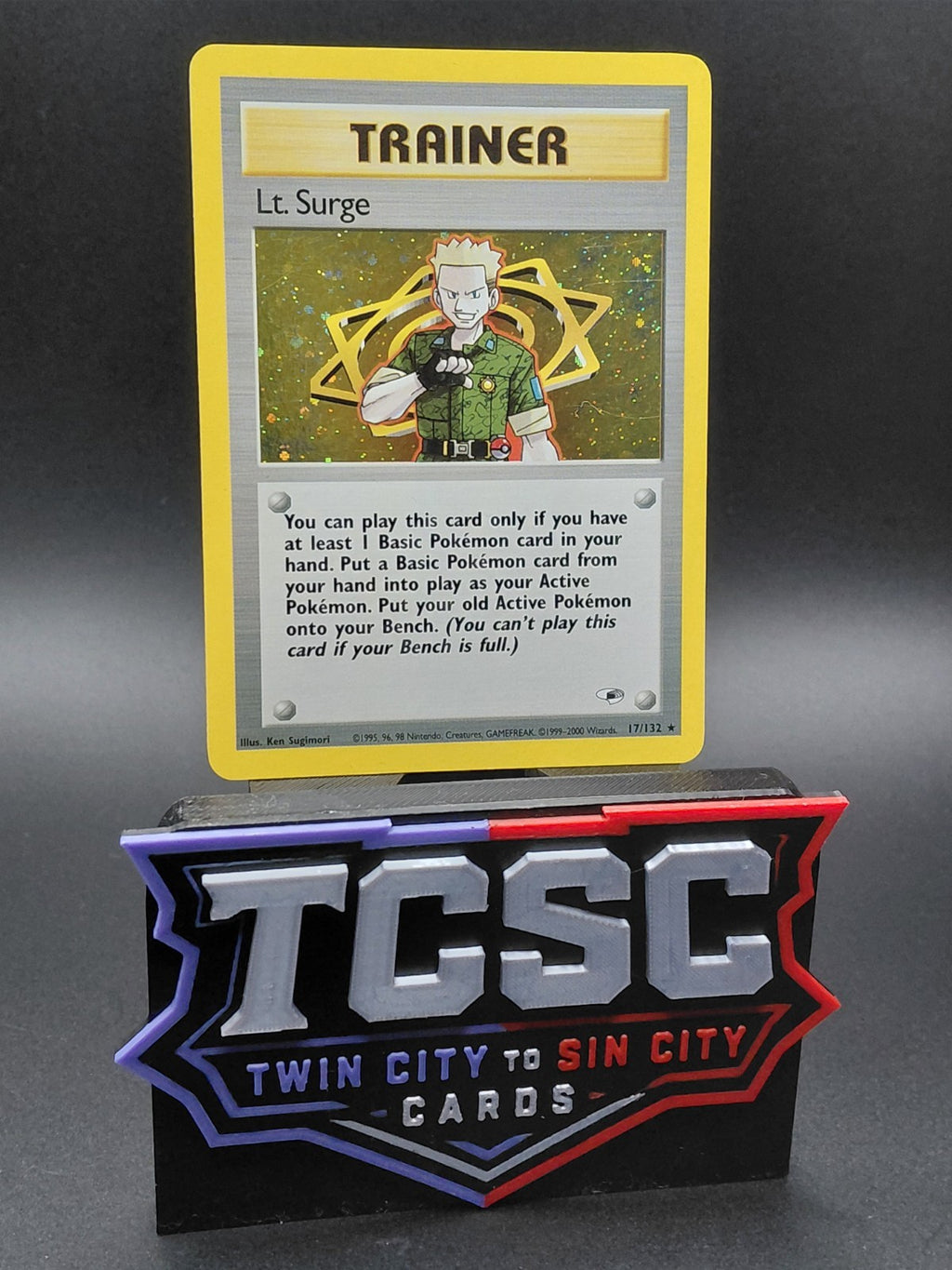 Lt. Surge 017/132 Gym Heroes Holo