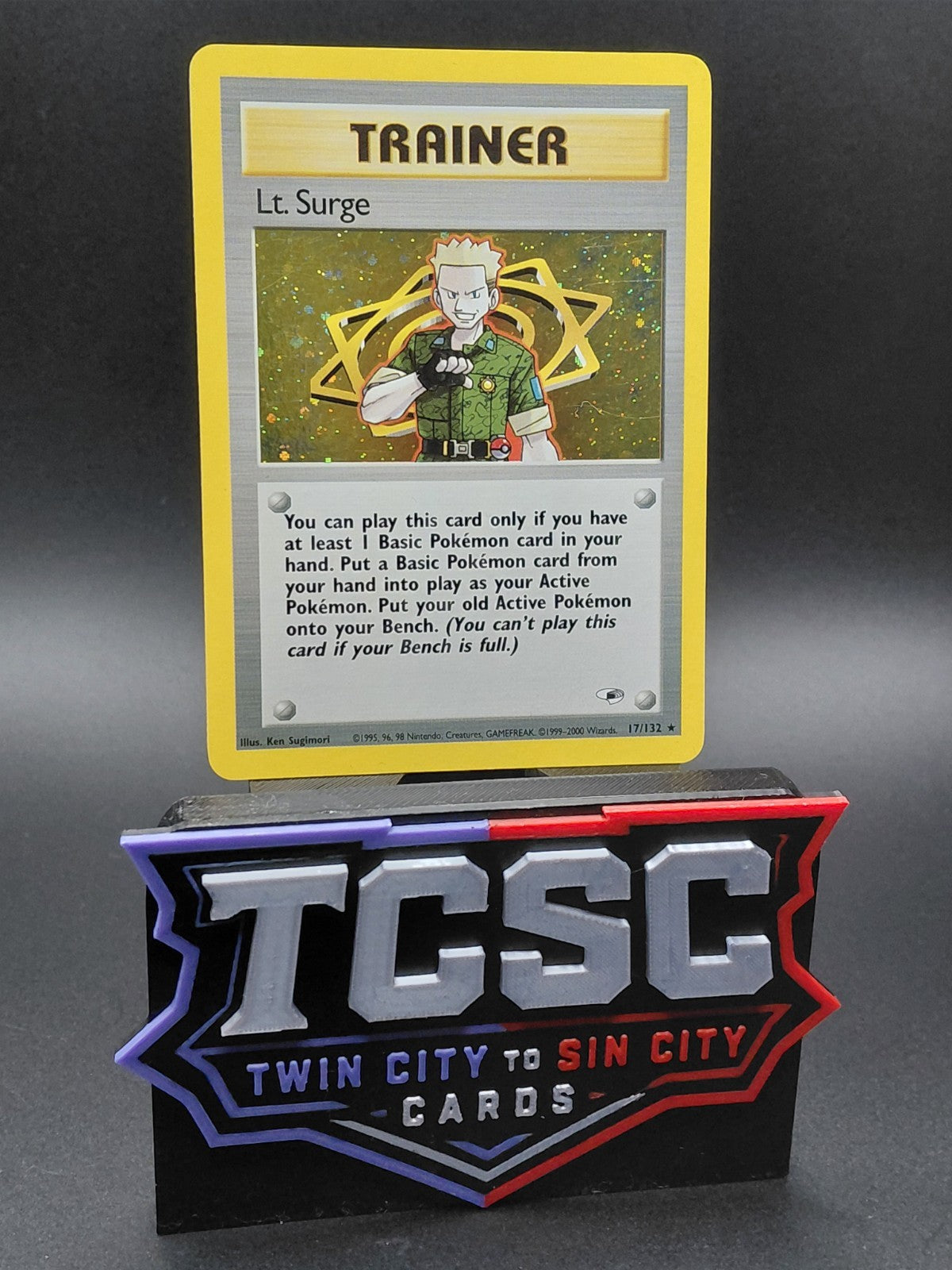 Lt. Surge 017/132 Gym Heroes Holo