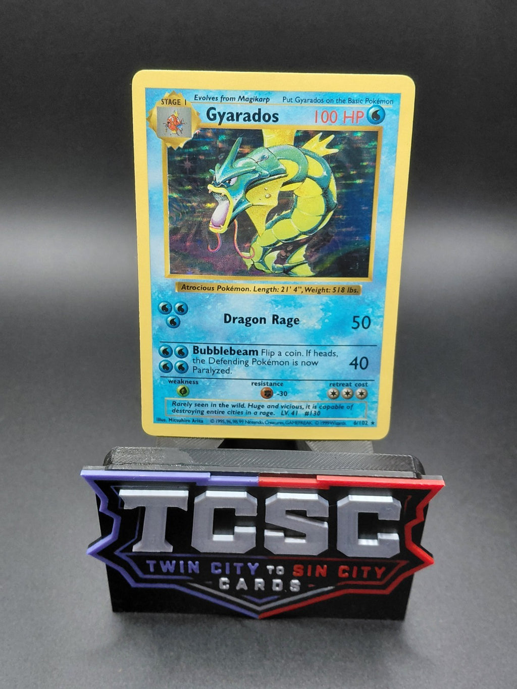 Gyarados 006/102 Base Set (Shadowless) Holo