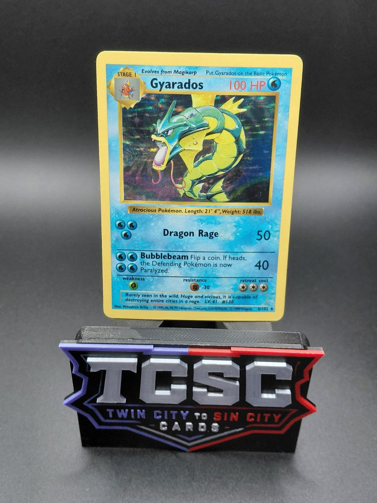 Gyarados 006/102 Base Set (Shadowless) Holo