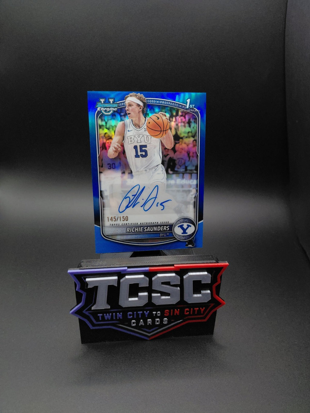 2025-26 Bowman - Paper Prospect Autographs Richie Saunders #PA-RS Blue /150 (AU,