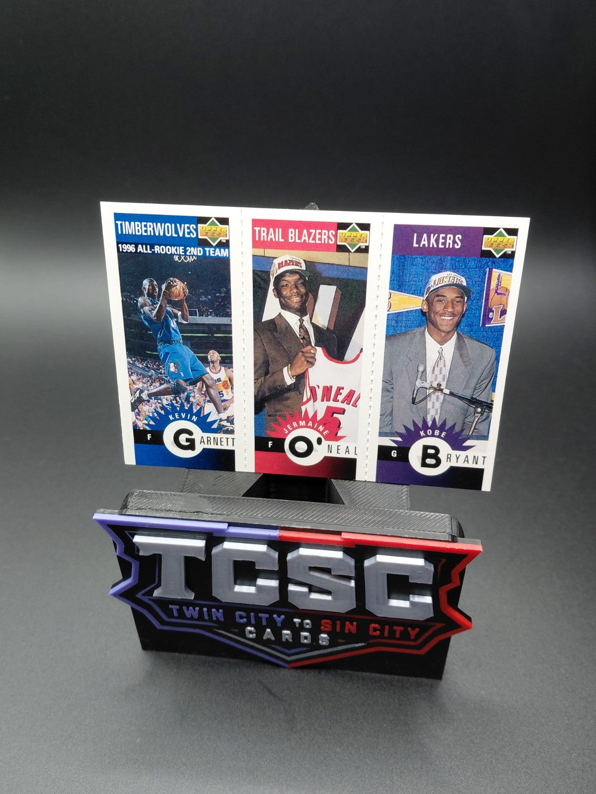 1996-97 Upper Deck Collector's Choice - Mini-Card Panels Kobe Bryant, KG, JO