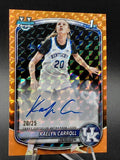 2025-26 Bowman - Chrome Prospect Autographs Kaelyn Carroll #CPA-KC 20/25