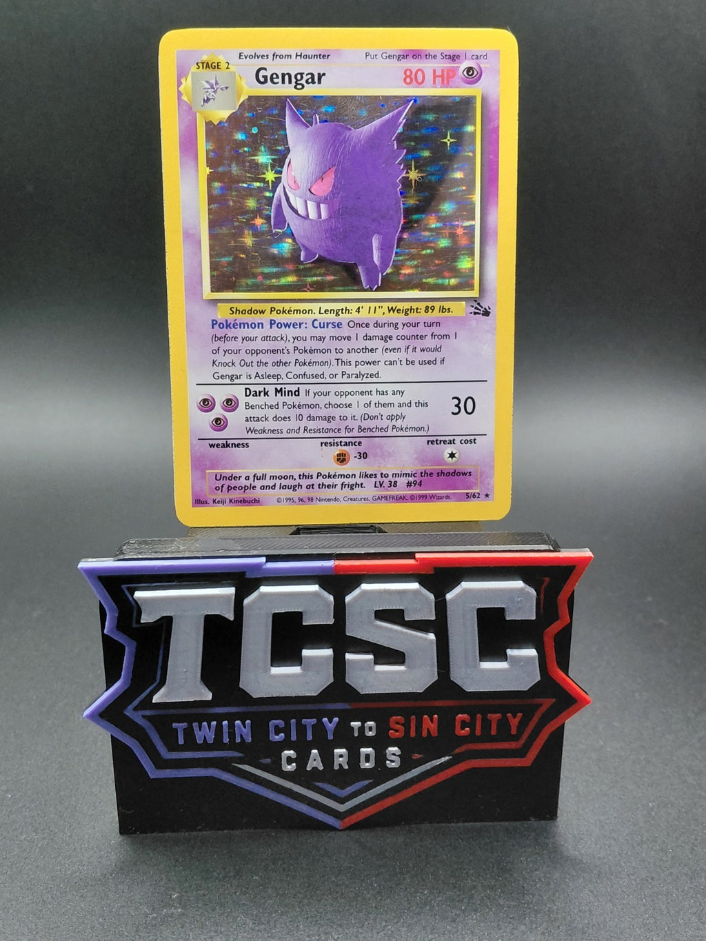 Gengar 5/62 Fossil Holo