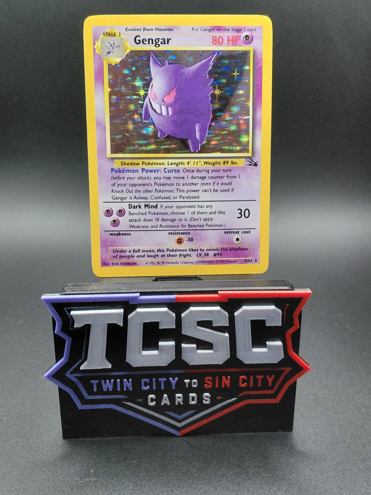 Gengar 5/62 Fossil Holo