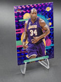 2025-26 Topps Finest Shaquille O’Neal Purple Geometric Refractor /75 Lakers