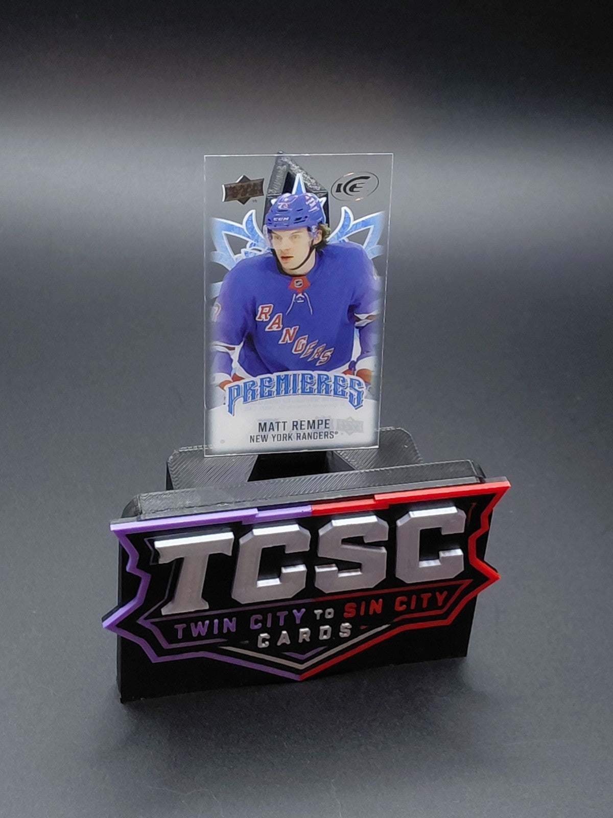 2024-25 Upper Deck ICE - Ice Premieres Mini Matt Rempe #MP-RE (RC)