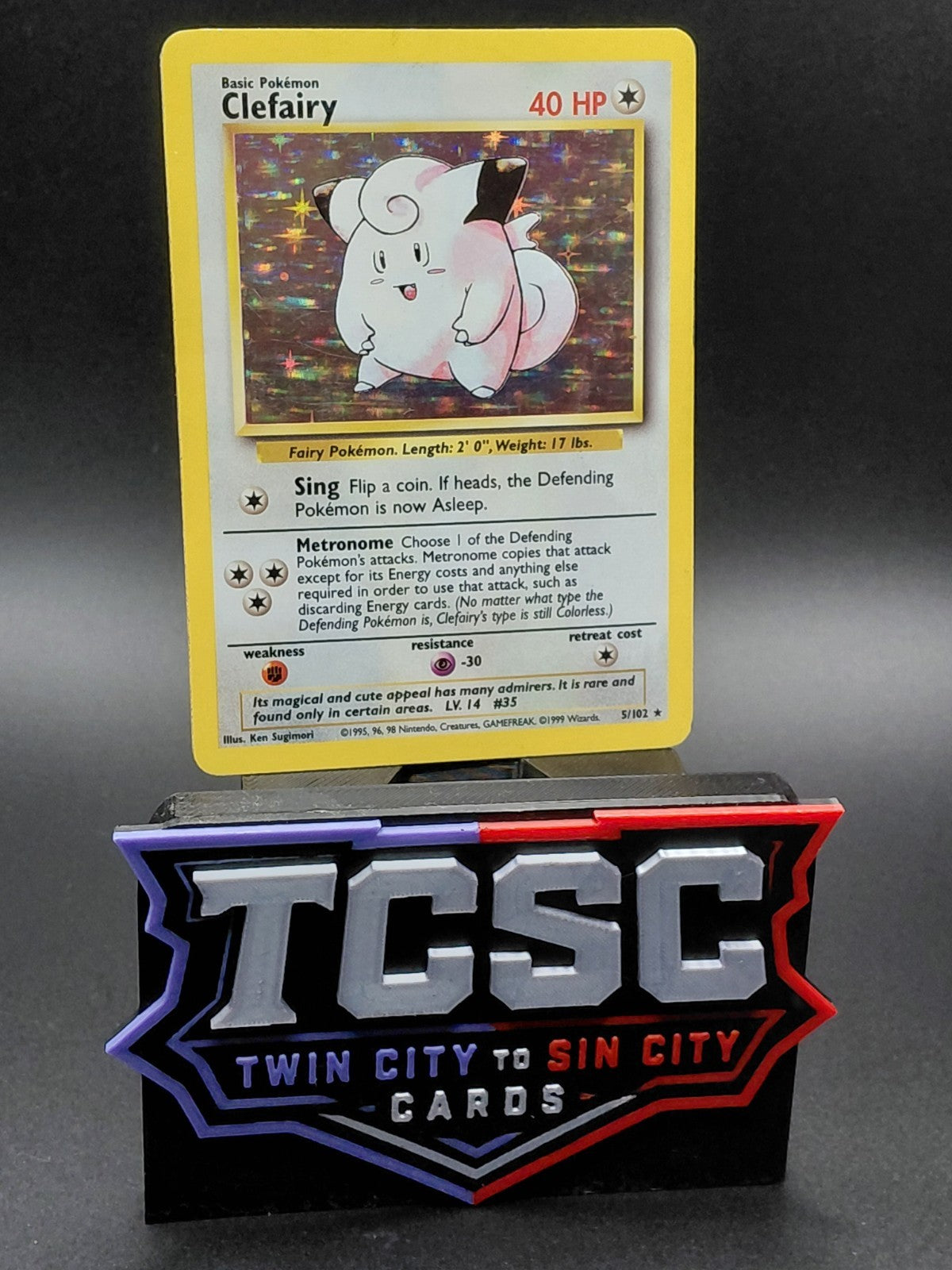 Clefairy 005/102 Base Set Holo