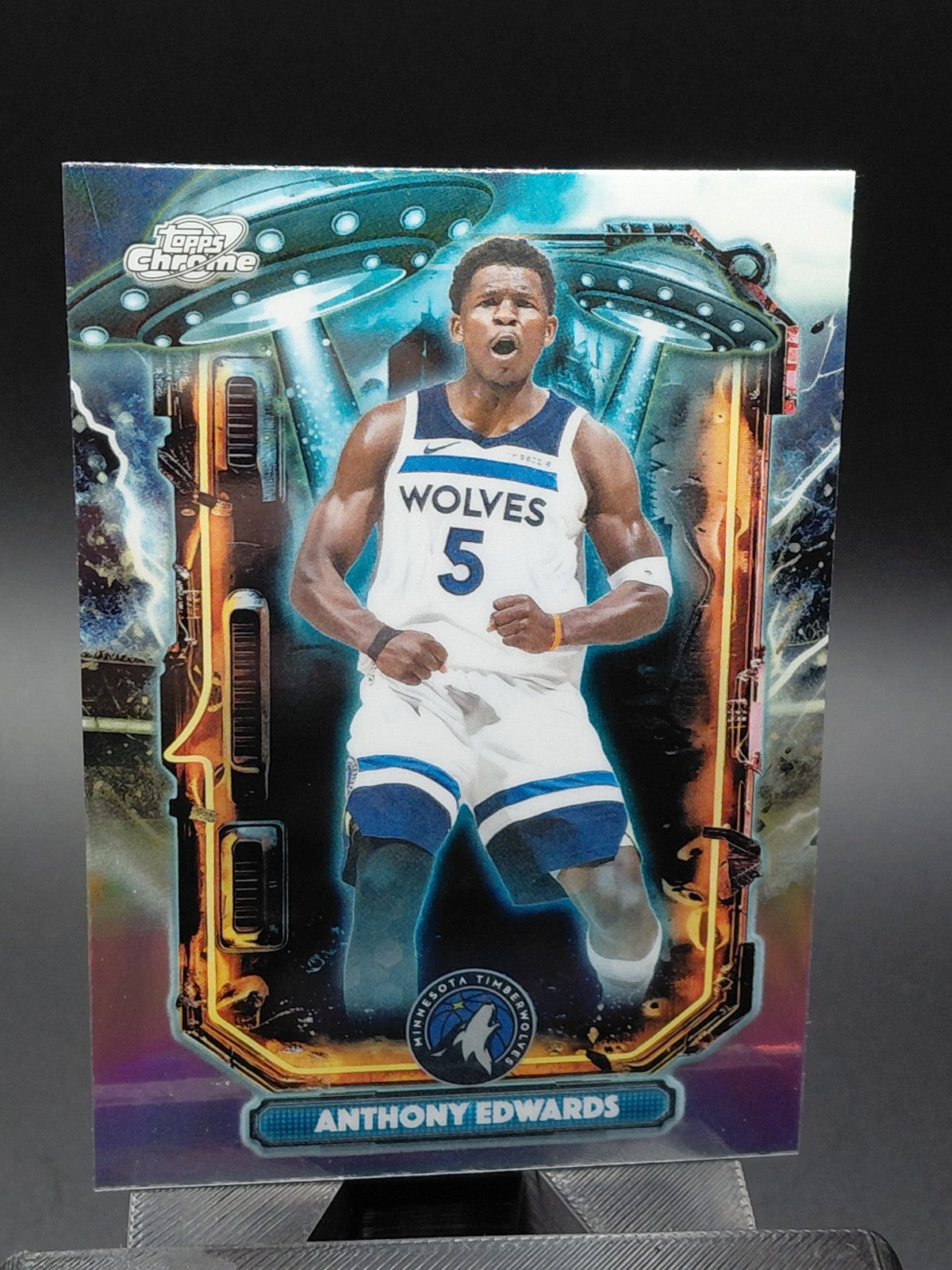 2025-26 Topps Cosmic Chrome - Extraterrestrial Talent Anthony Edwards #ET-2...
