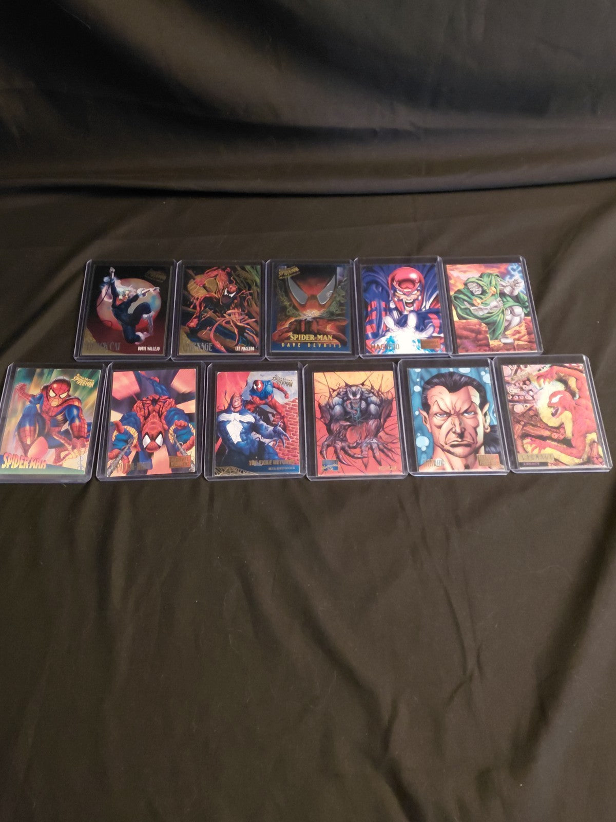 1995 Fleer Ultra Spider-Man Marvel Card Lot (11) Carnage Venom Spider-Man