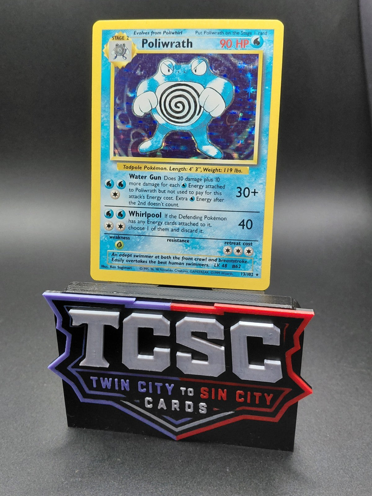 Poliwrath 013/102 Base Set Holo