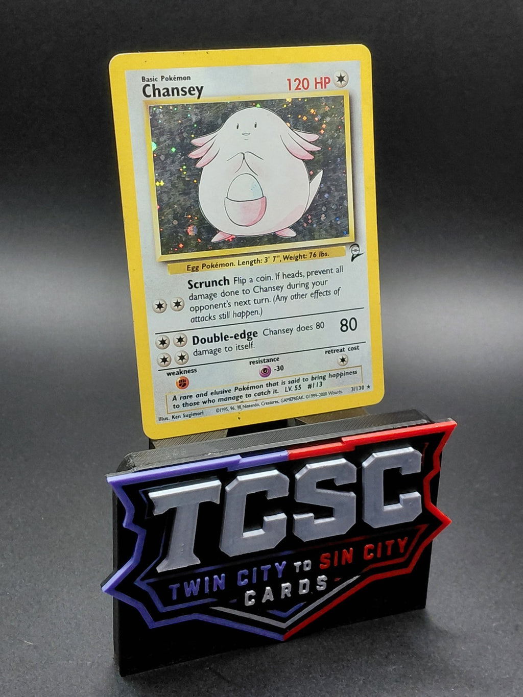 Chansey 003/130 Base Set 2 Holo
