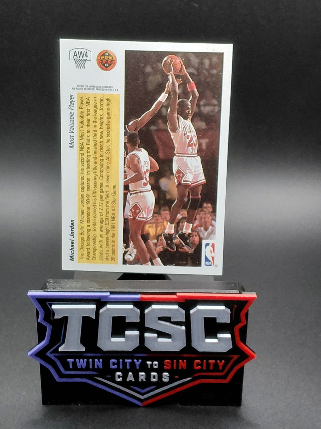 1991-92 Upper Deck International - Award Winner Holograms Michael Jordan MVP