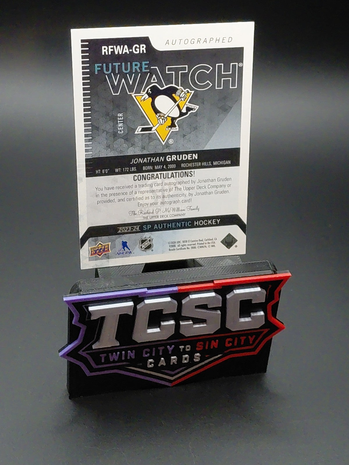 2023-24 Sp Authentic - 2013-14 Retro Autographed Future Watch Jonathan Gruden...