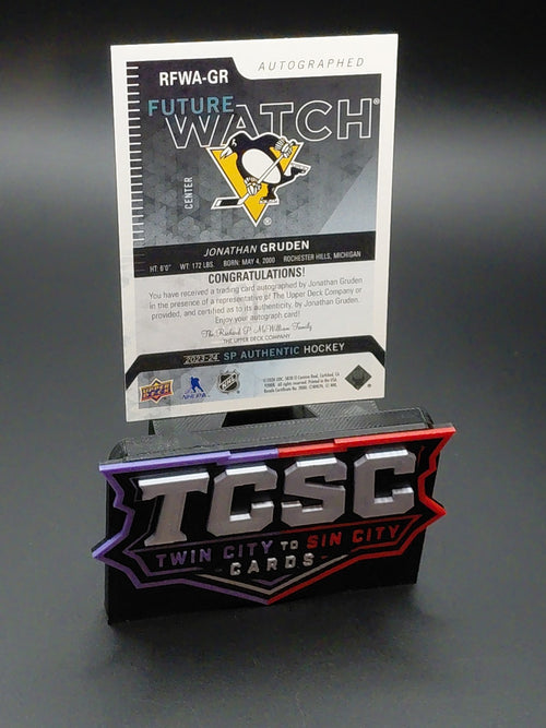 2023-24 Sp Authentic - 2013-14 Retro Autographed Future Watch Jonathan Gruden...