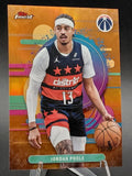 2025 Topps Finnest Jordan Poole #186 15/20 Orange Refractor