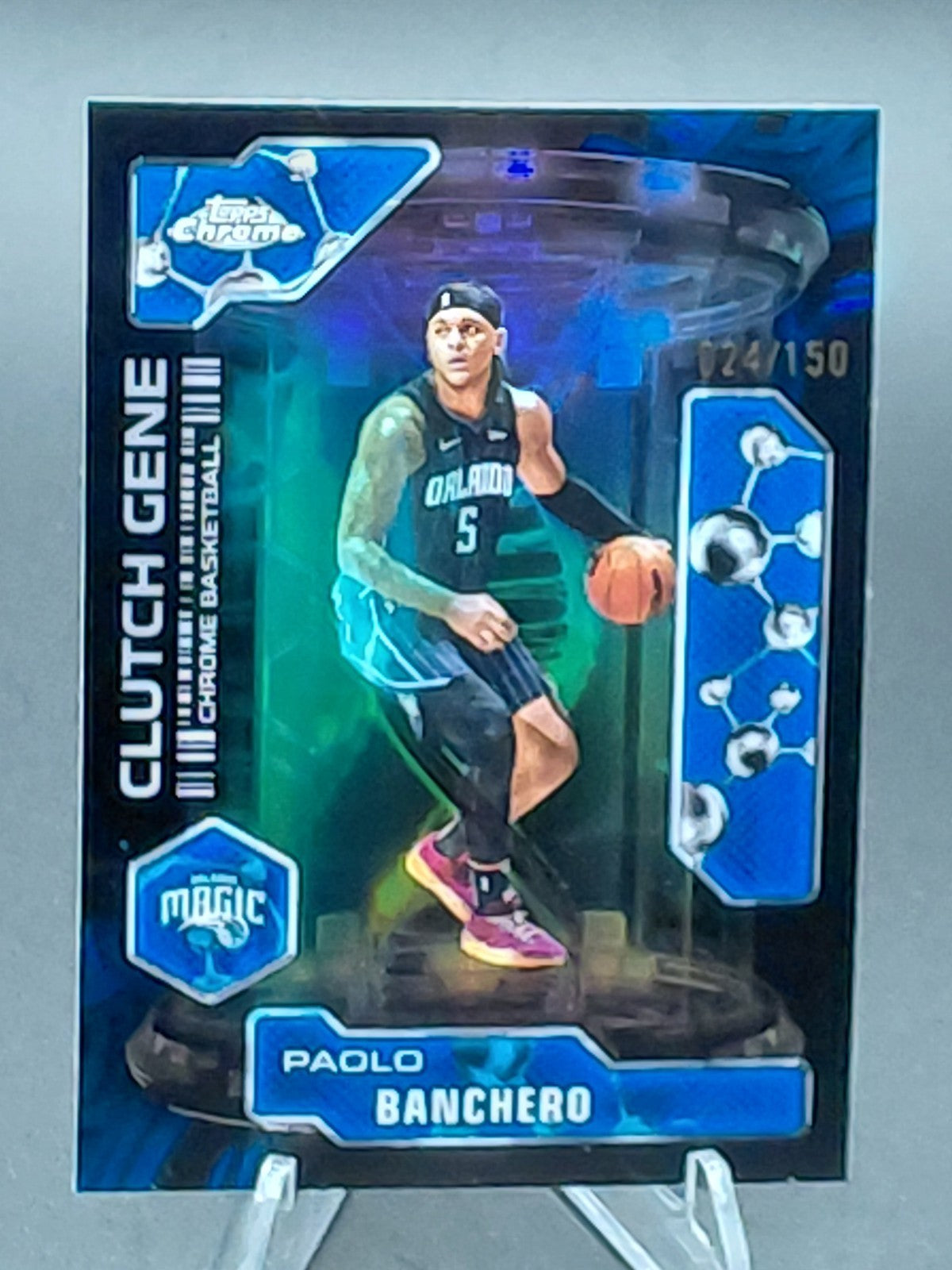2025-26 Topps Chrome - Clutch Gene Paolo Banchero #CG-19 Blue Refractor /150