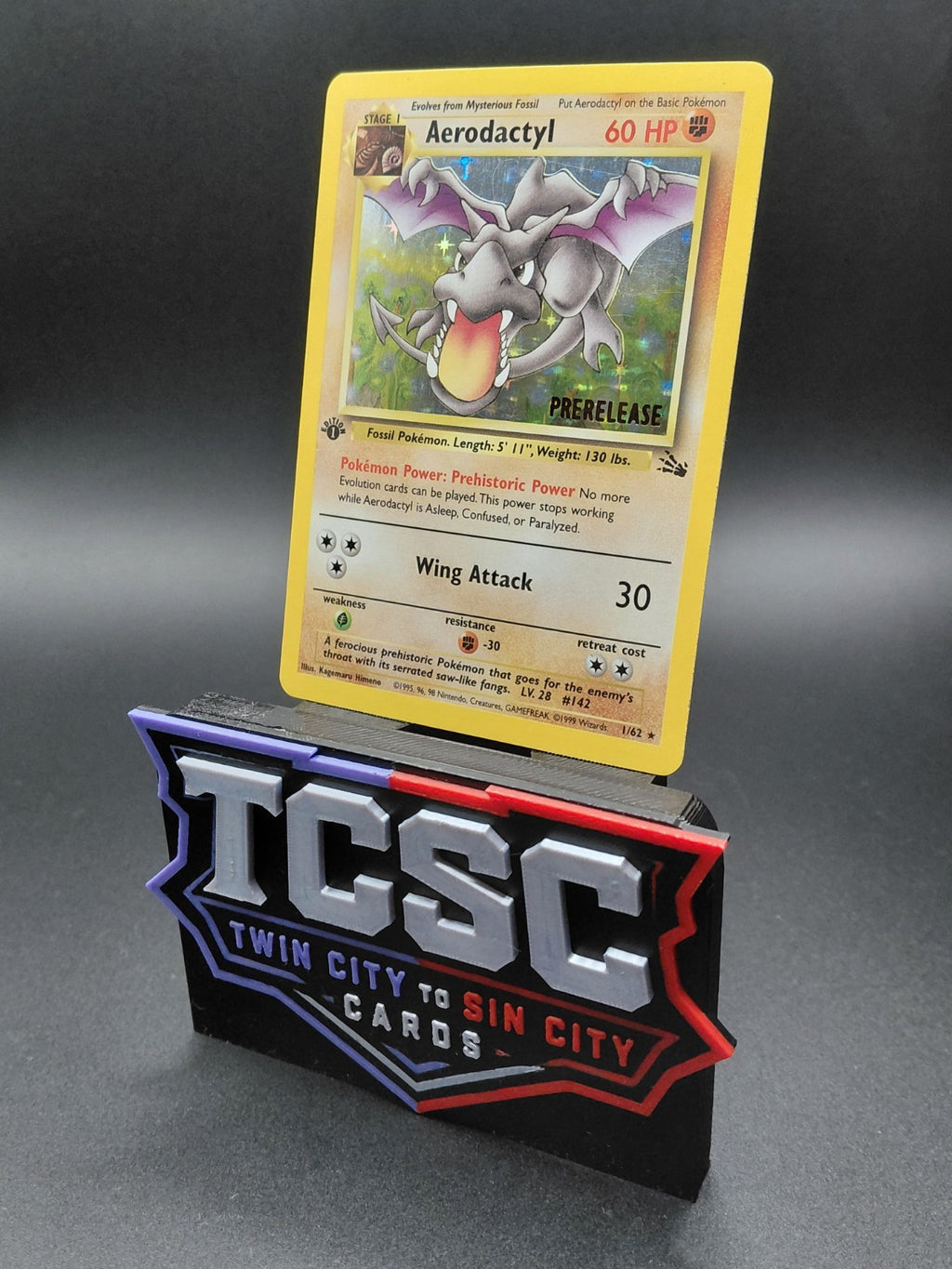 Aerodactyl (Prerelease) 01/62 Wotc Promo Holo